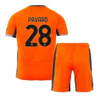 Fotballdrakt Barn Inter Milan Benjamin Pavard #28 Tredjedraktsett 2023-24 Kortermet (+ Korte bukser)
